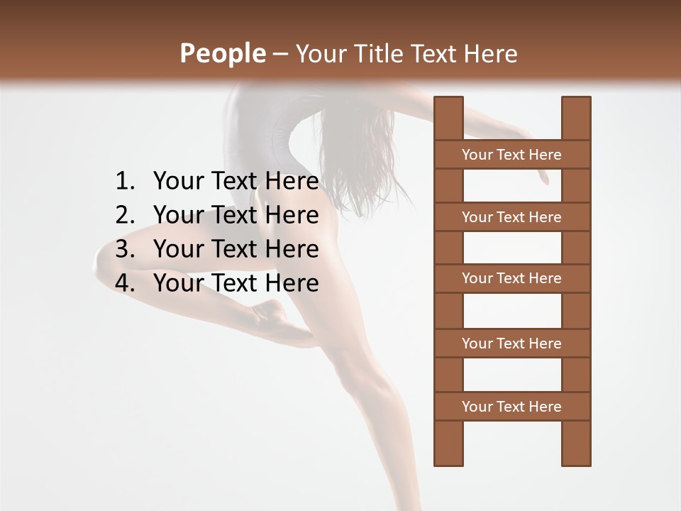 Elegance Jump Attractive PowerPoint Template