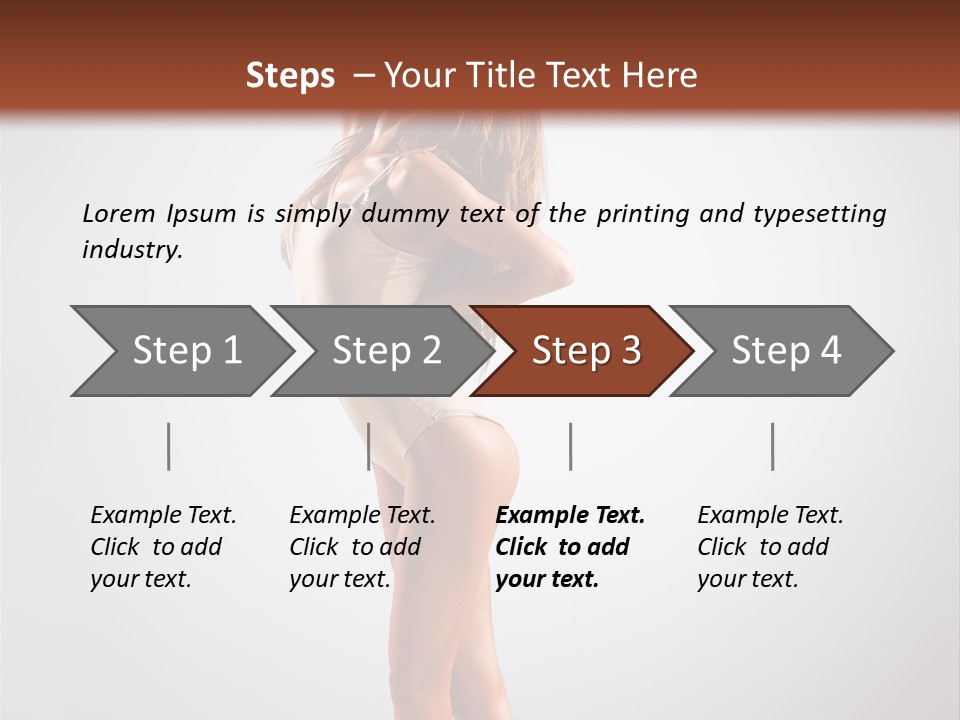 Grace Fashion Leotard PowerPoint Template