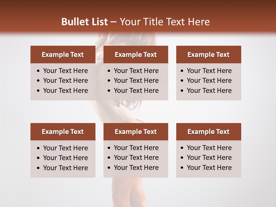 Grace Fashion Leotard PowerPoint Template