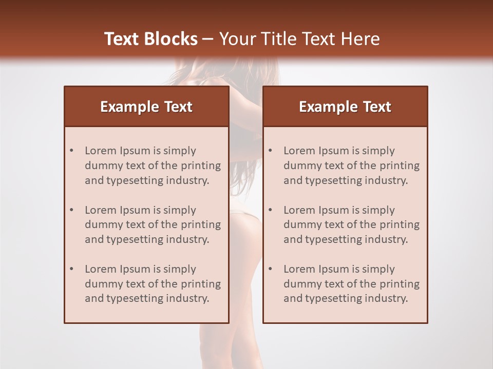 Grace Fashion Leotard PowerPoint Template