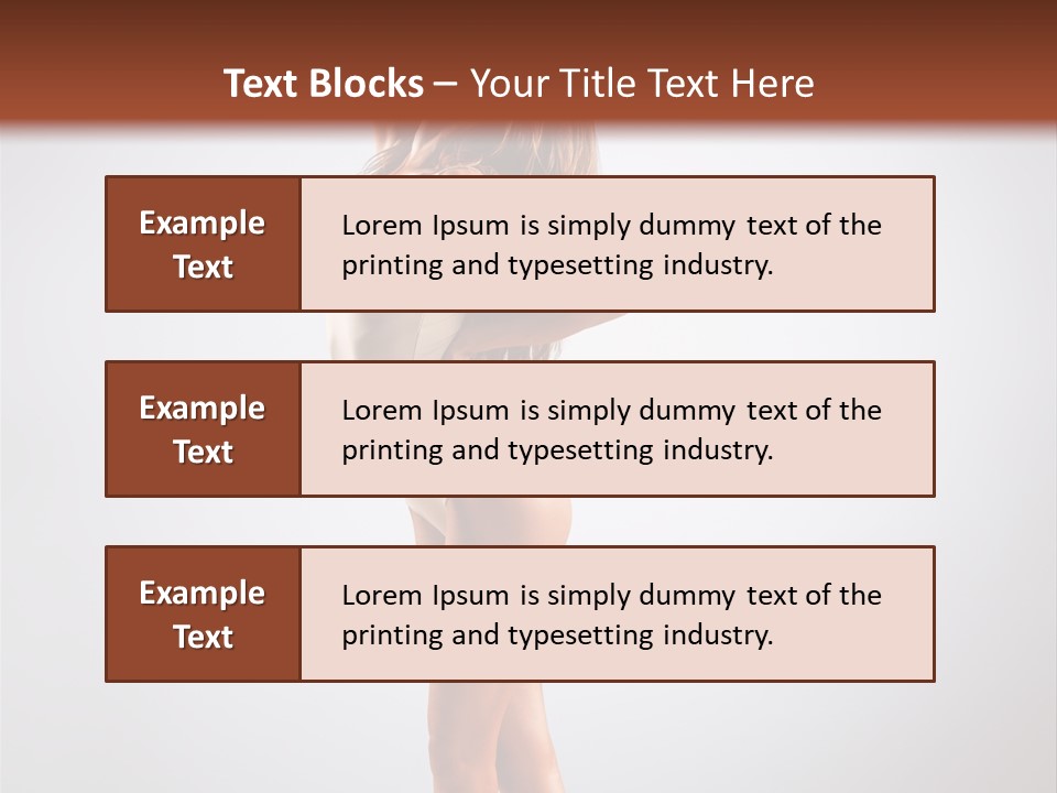 Grace Fashion Leotard PowerPoint Template