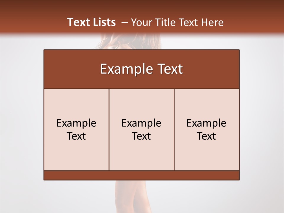 Grace Fashion Leotard PowerPoint Template