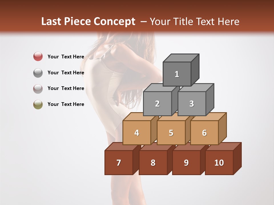 Grace Fashion Leotard PowerPoint Template