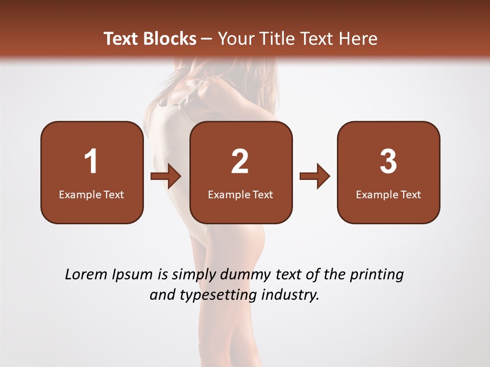 Grace Fashion Leotard PowerPoint Template