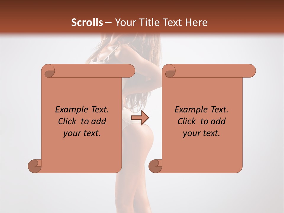 Grace Fashion Leotard PowerPoint Template