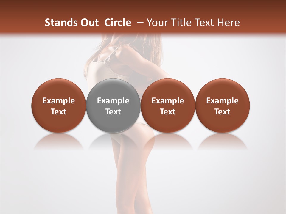 Grace Fashion Leotard PowerPoint Template