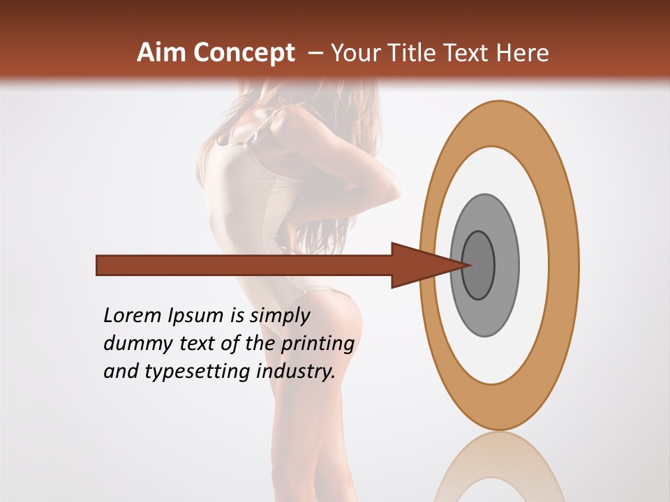 Grace Fashion Leotard PowerPoint Template