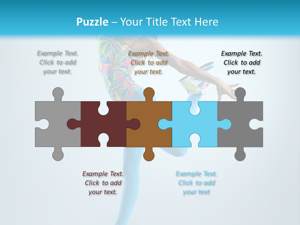 Active Sporty Fashion PowerPoint Template