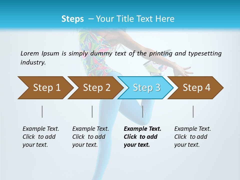 Active Sporty Fashion PowerPoint Template