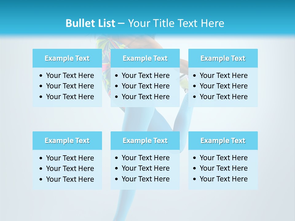 Active Sporty Fashion PowerPoint Template