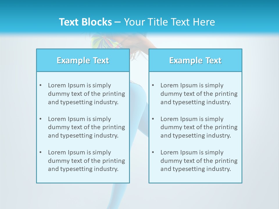 Active Sporty Fashion PowerPoint Template