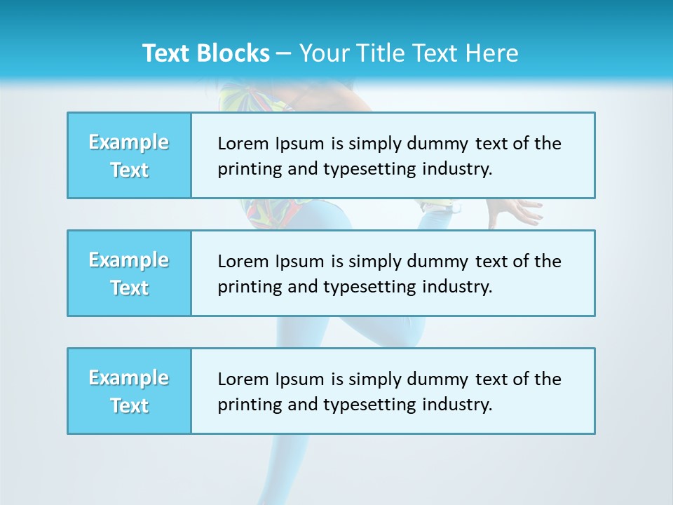 Active Sporty Fashion PowerPoint Template