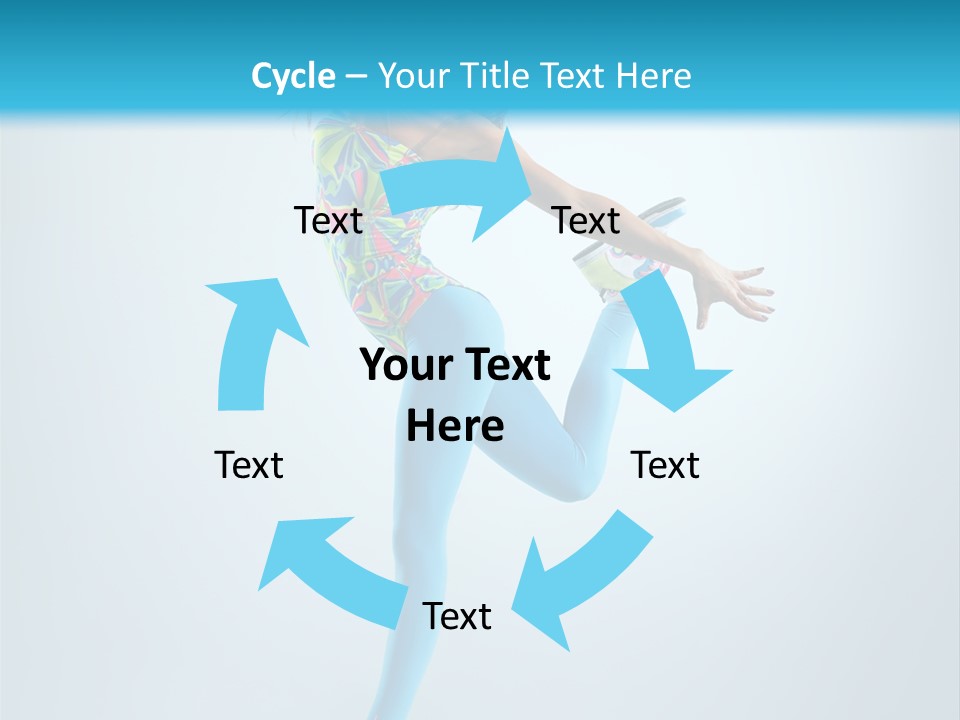 Active Sporty Fashion PowerPoint Template