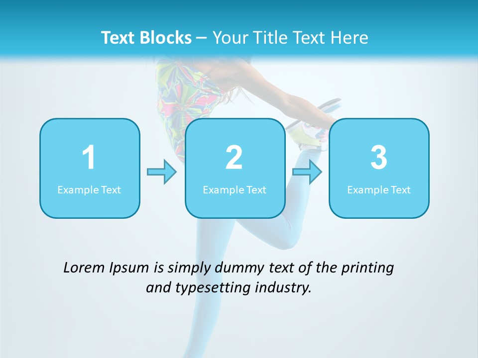 Active Sporty Fashion PowerPoint Template