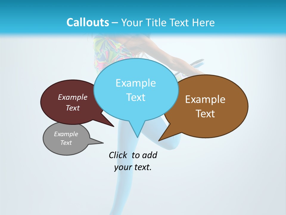 Active Sporty Fashion PowerPoint Template