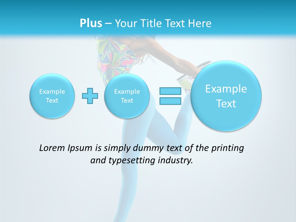 Active Sporty Fashion PowerPoint Template