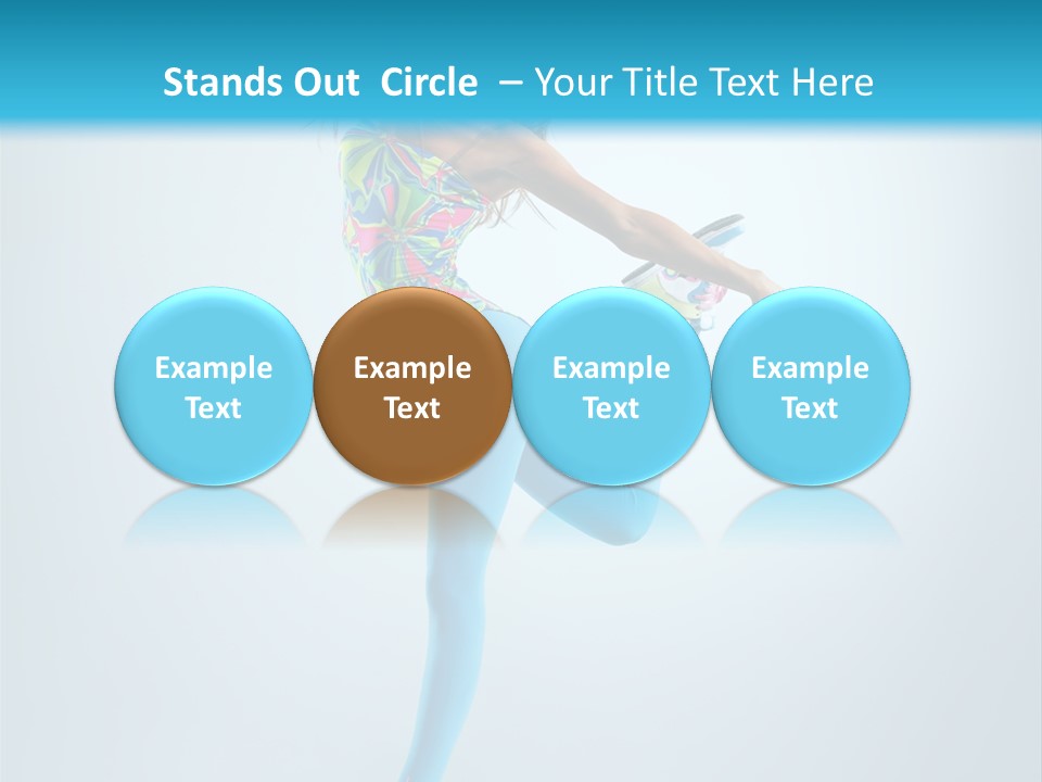 Active Sporty Fashion PowerPoint Template