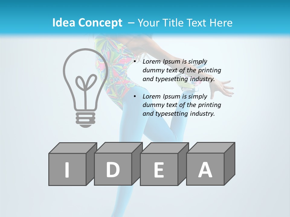 Active Sporty Fashion PowerPoint Template