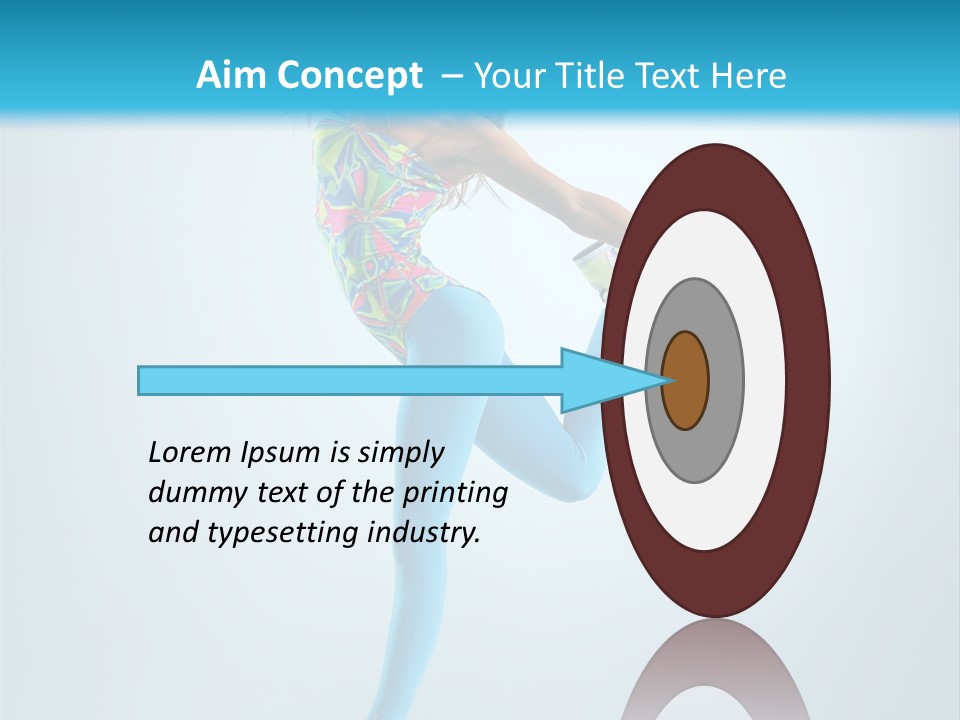 Active Sporty Fashion PowerPoint Template