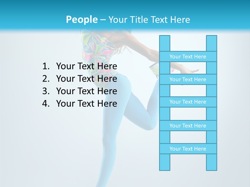 Active Sporty Fashion PowerPoint Template