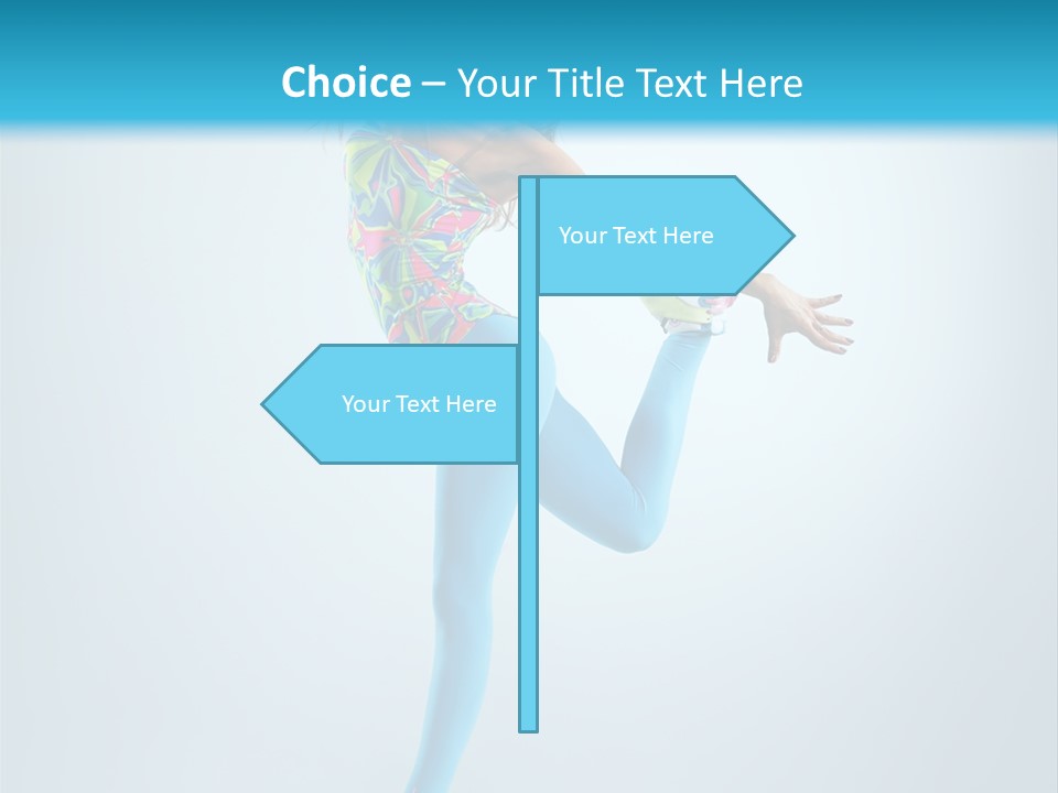 Active Sporty Fashion PowerPoint Template