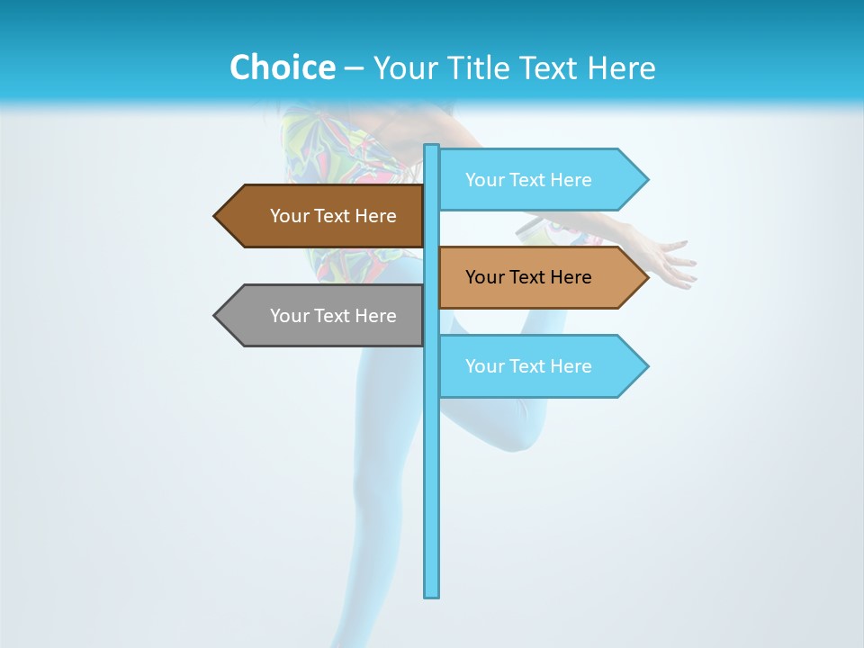 Active Sporty Fashion PowerPoint Template