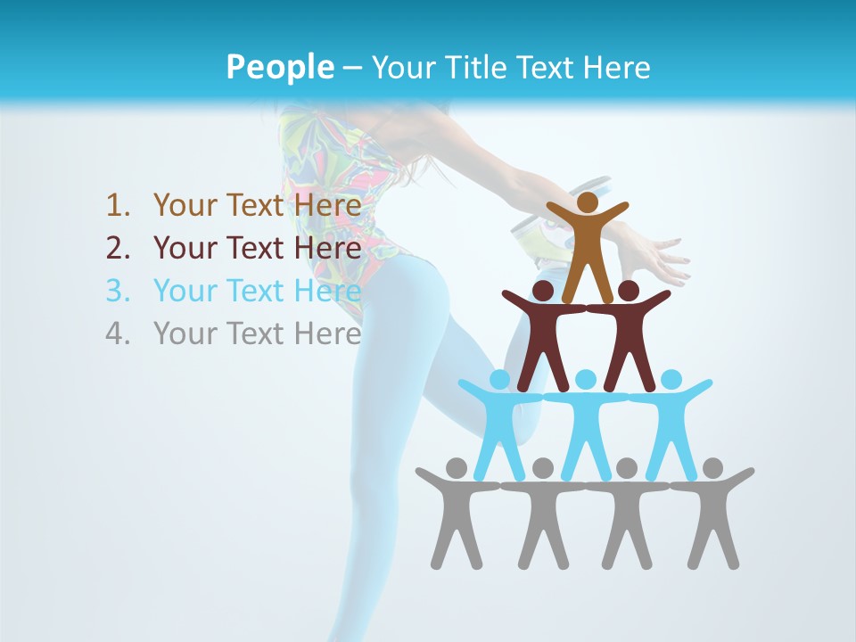 Active Sporty Fashion PowerPoint Template