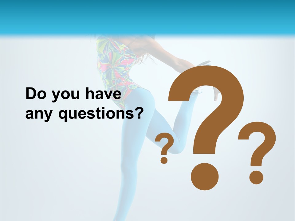 Active Sporty Fashion PowerPoint Template