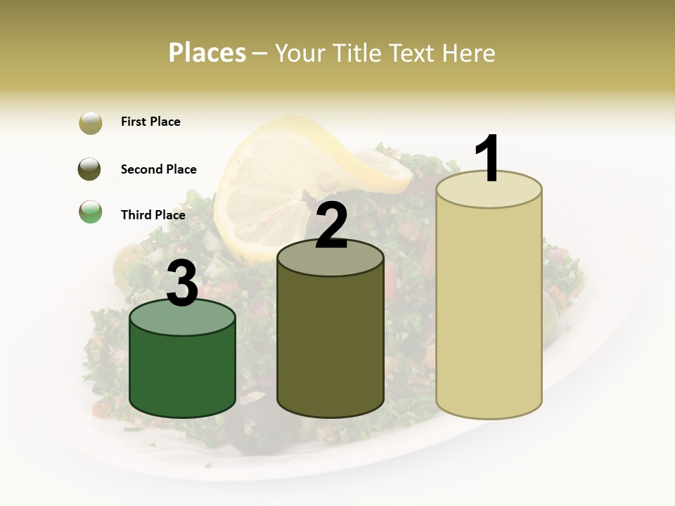 Delicious Lebanese Fork PowerPoint Template