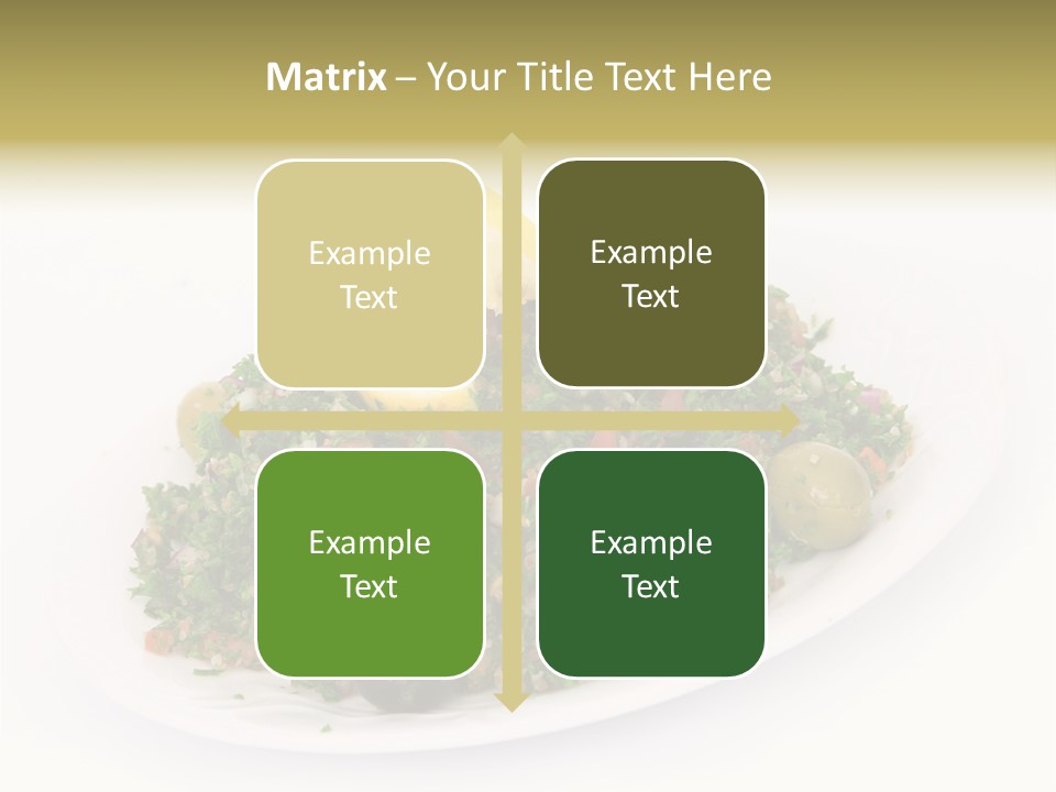 Delicious Lebanese Fork PowerPoint Template