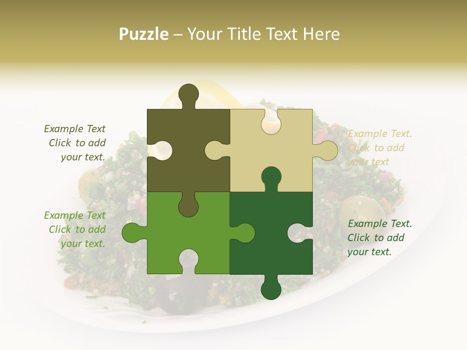 Delicious Lebanese Fork PowerPoint Template