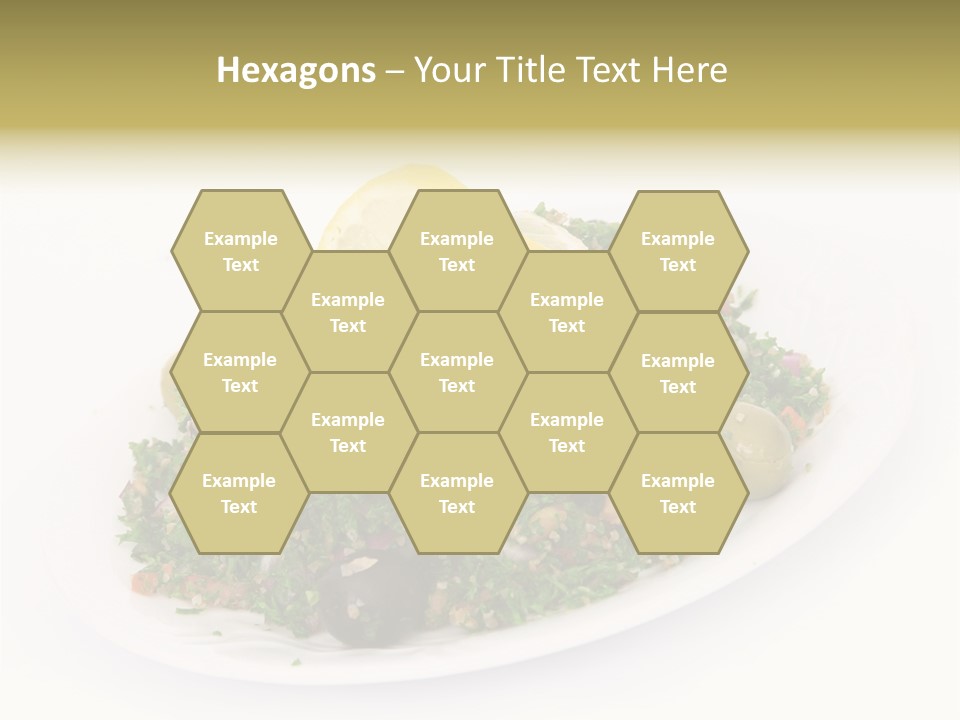 Delicious Lebanese Fork PowerPoint Template