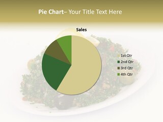 Delicious Lebanese Fork PowerPoint Template