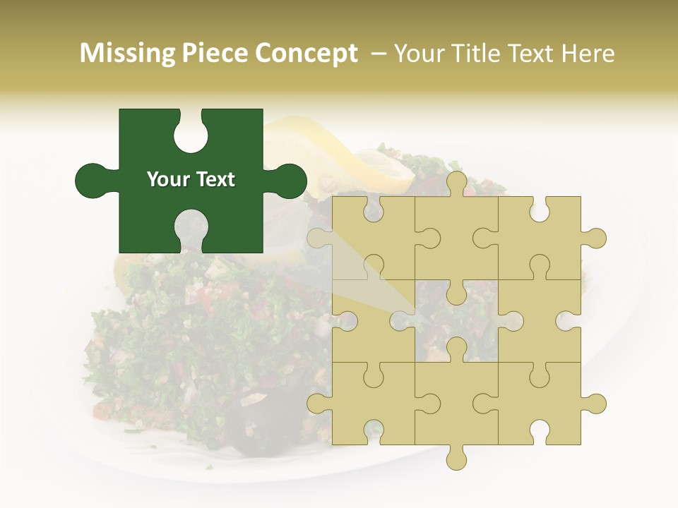 Delicious Lebanese Fork PowerPoint Template