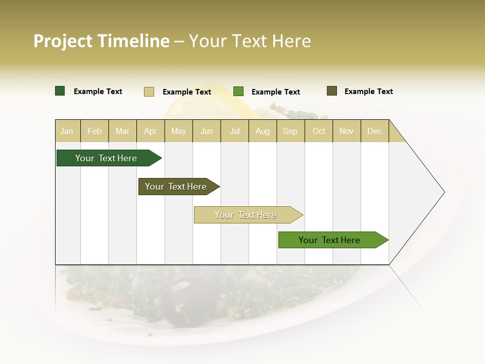 Delicious Lebanese Fork PowerPoint Template