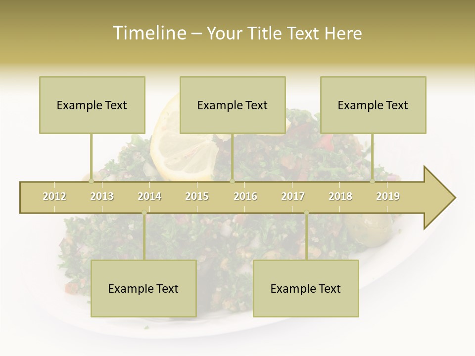 Delicious Lebanese Fork PowerPoint Template