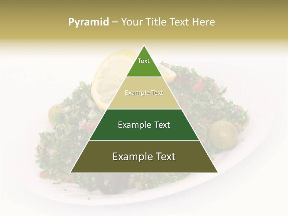 Delicious Lebanese Fork PowerPoint Template