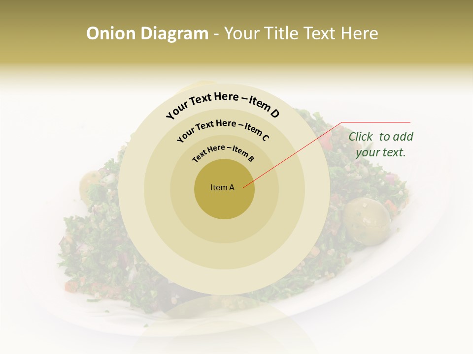 Delicious Lebanese Fork PowerPoint Template