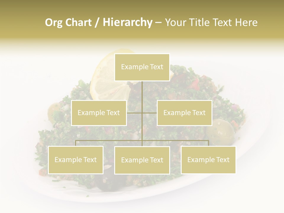 Delicious Lebanese Fork PowerPoint Template