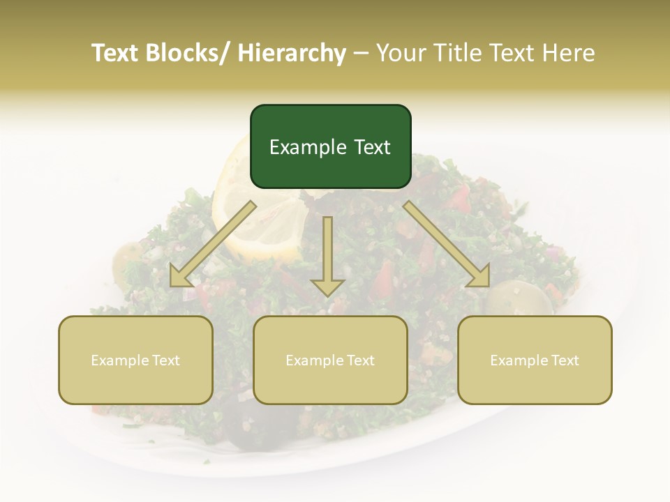 Delicious Lebanese Fork PowerPoint Template