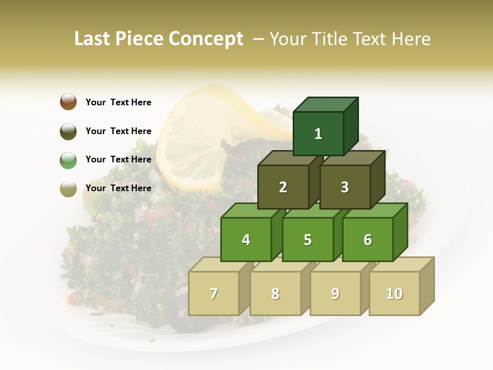 Delicious Lebanese Fork PowerPoint Template