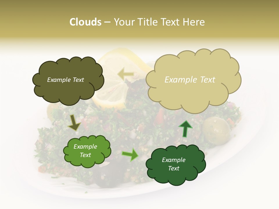 Delicious Lebanese Fork PowerPoint Template
