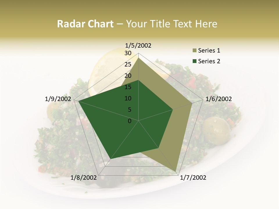Delicious Lebanese Fork PowerPoint Template