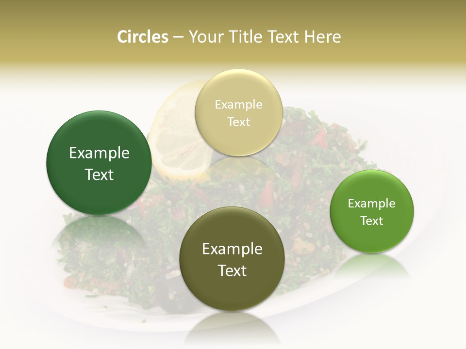 Delicious Lebanese Fork PowerPoint Template