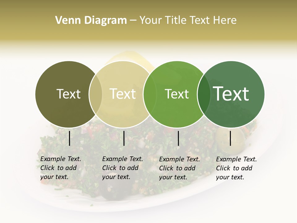 Delicious Lebanese Fork PowerPoint Template
