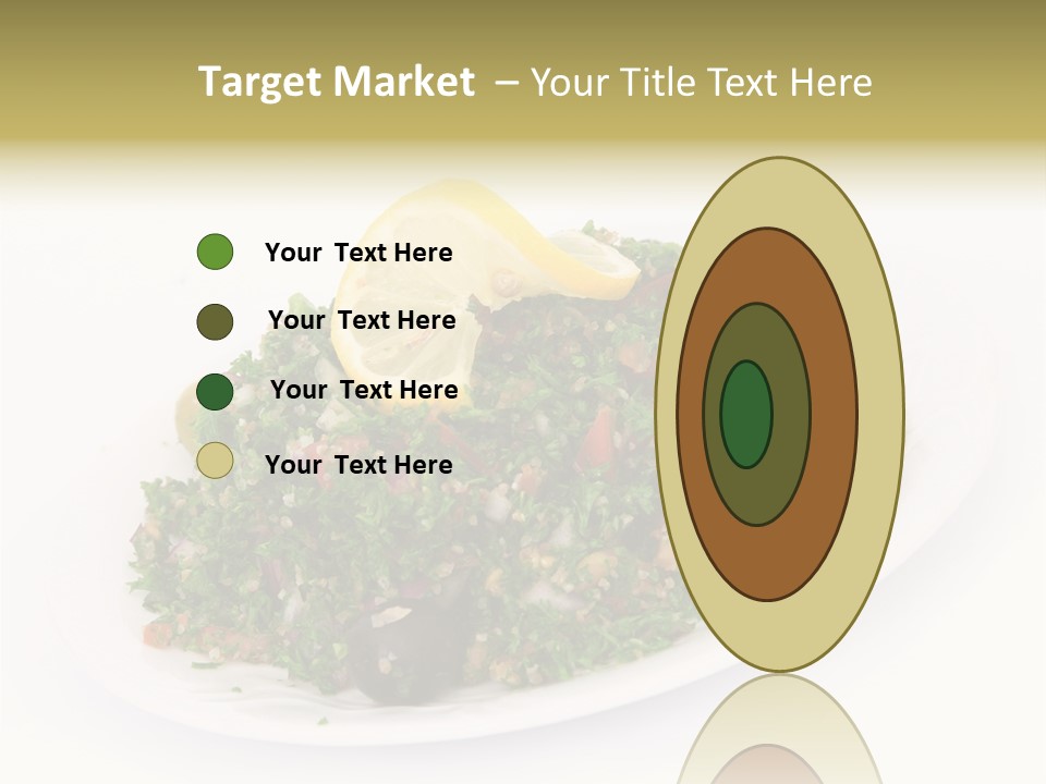 Delicious Lebanese Fork PowerPoint Template