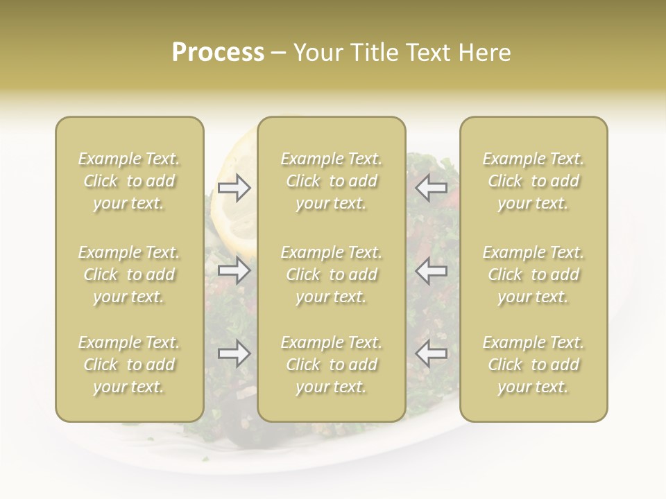 Delicious Lebanese Fork PowerPoint Template