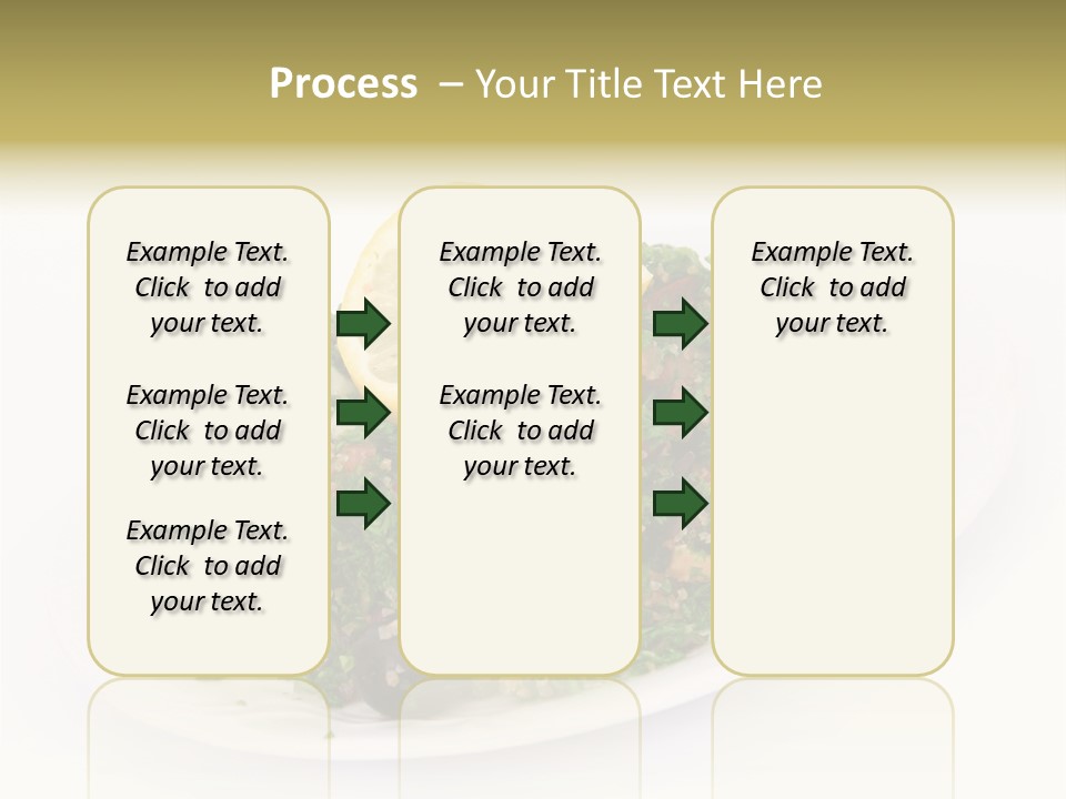 Delicious Lebanese Fork PowerPoint Template