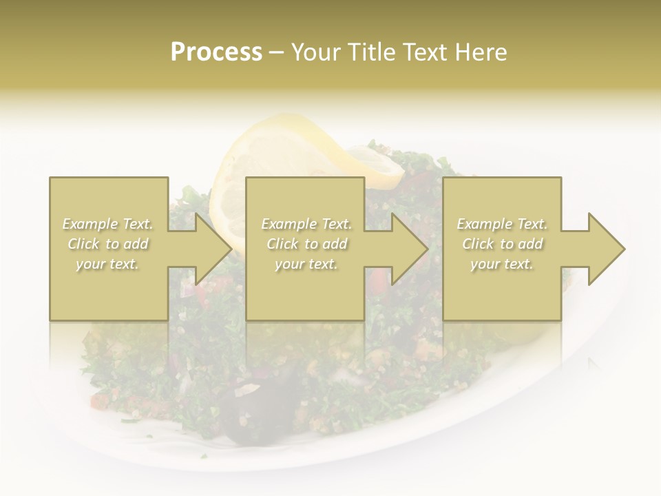 Delicious Lebanese Fork PowerPoint Template