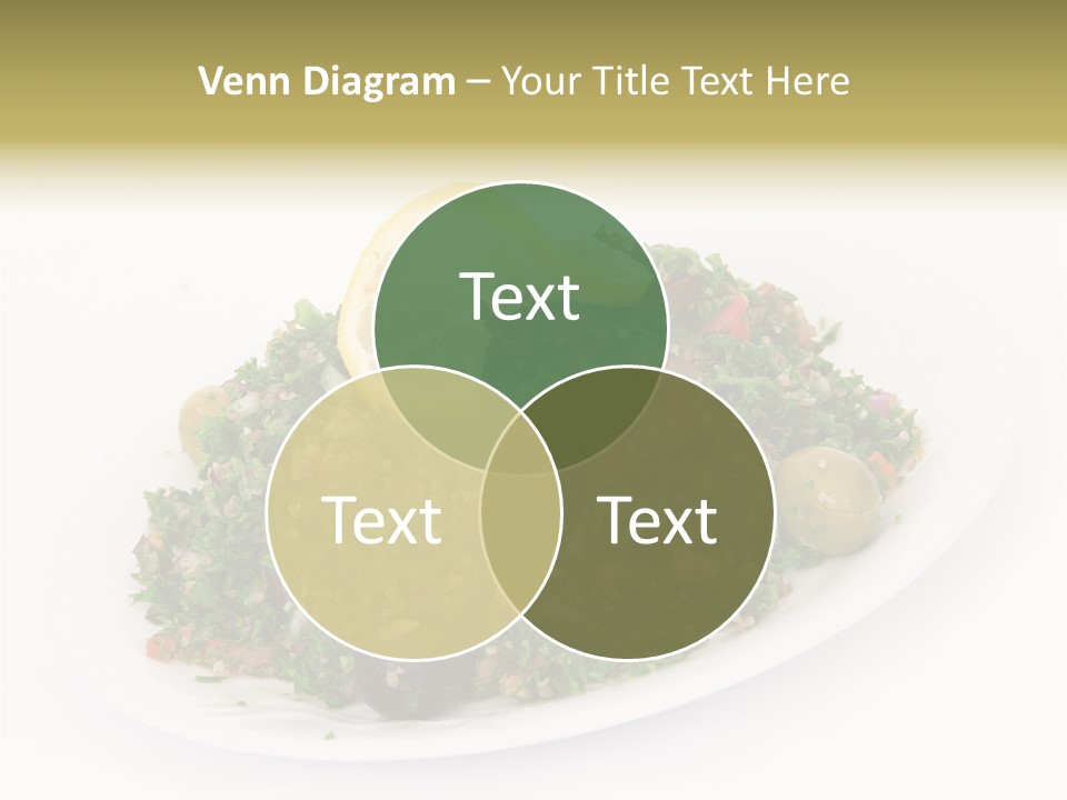 Delicious Lebanese Fork PowerPoint Template